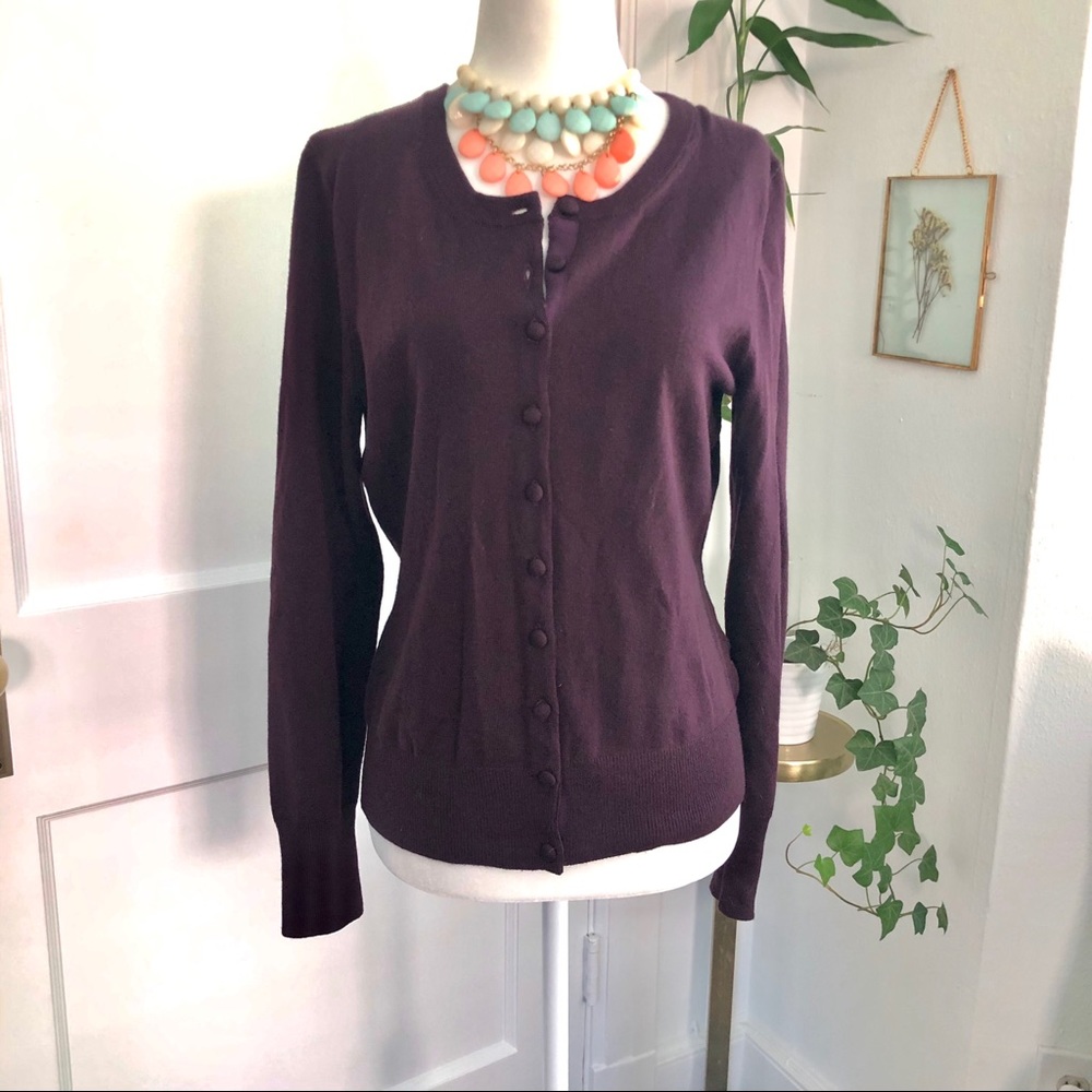 Banana Republic Purple Cardigan